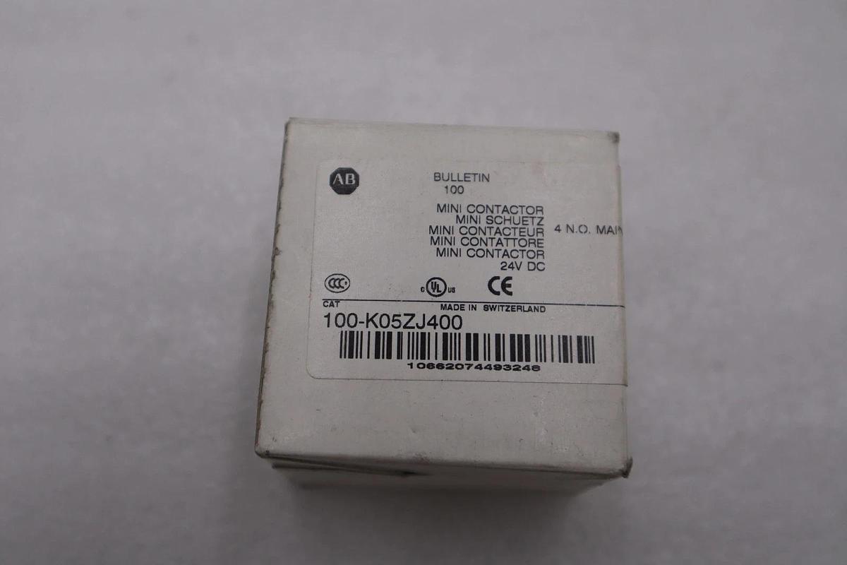 Used ALLEN BRADLEY 100-K05ZJ400 CONTACTOR 24VDC - NEW IN BOX - STOCK H463A