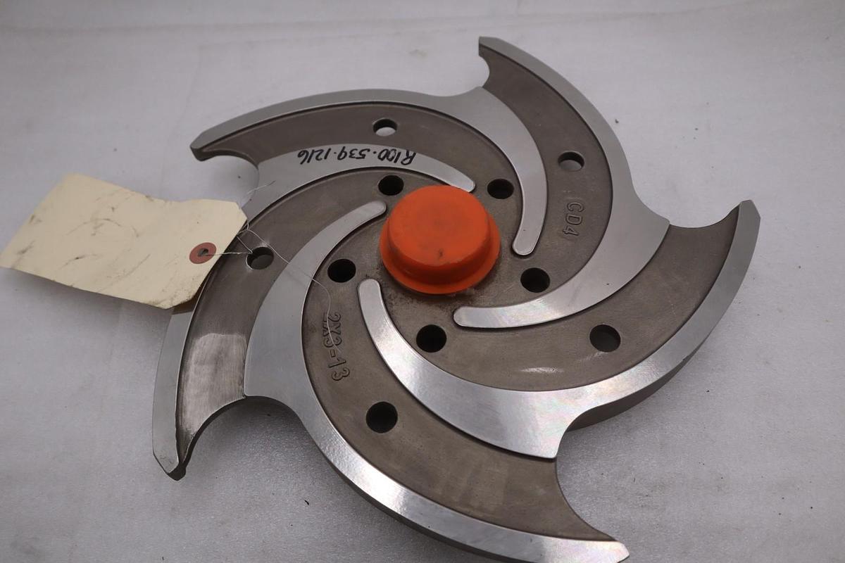 Used Goulds R100-539-1216 3196 Mtx Stainless 5-vane Pump Impeller - STOCK GF724