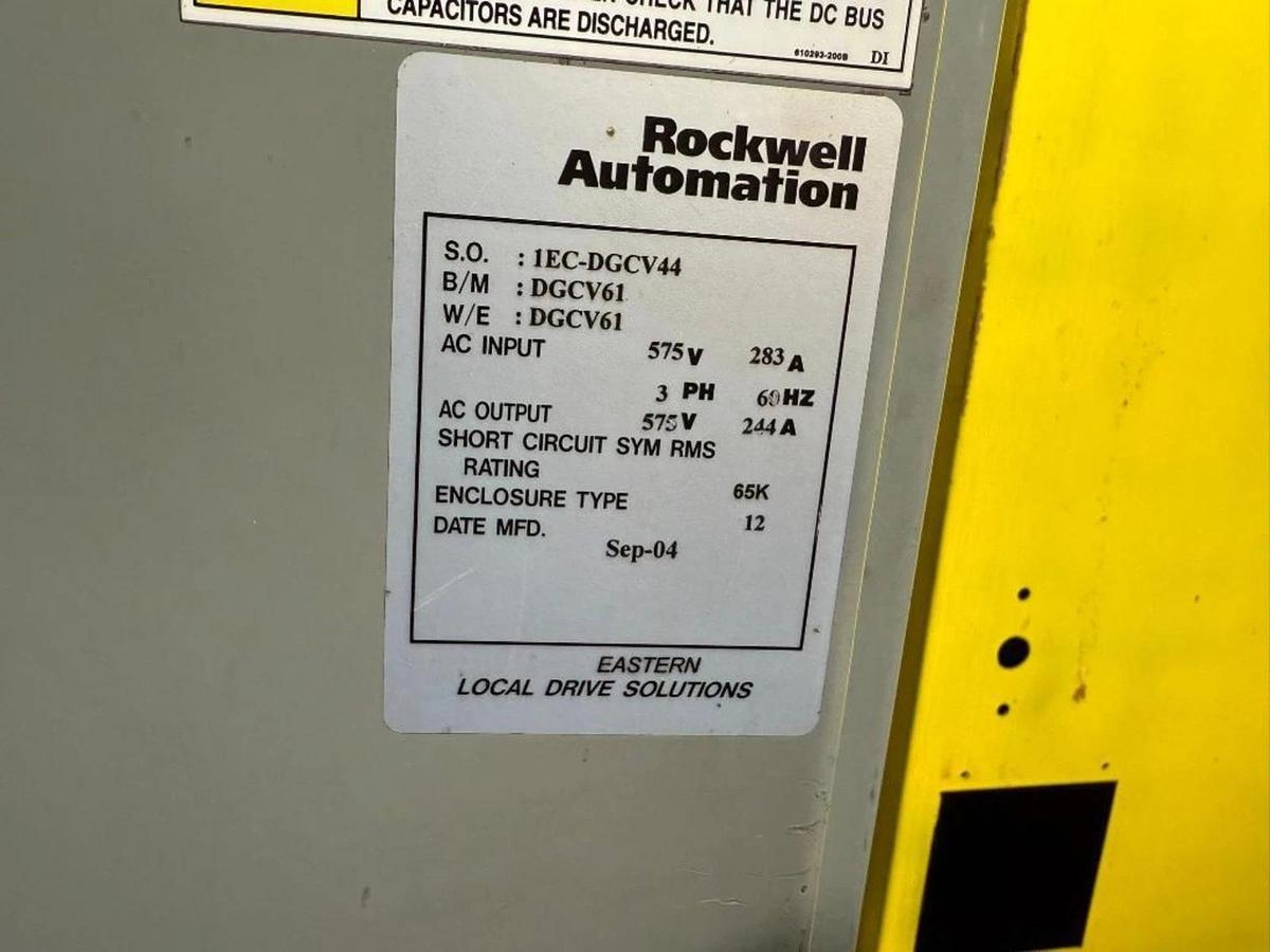 Used Allen-Bradley 250 HP 20G1ANE242AN0NNNNN AC DRIVE AIR COOLED POWERFLEX 755 600V
