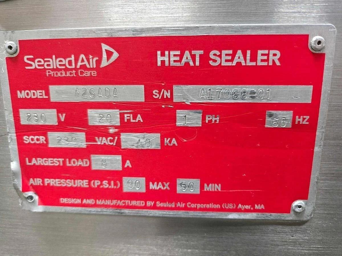 Used SHANKLIN A26A / A26ADA STAINLESS-STEEL AUTOMATIC L-BAR SEALER MANUFACTURED 2017