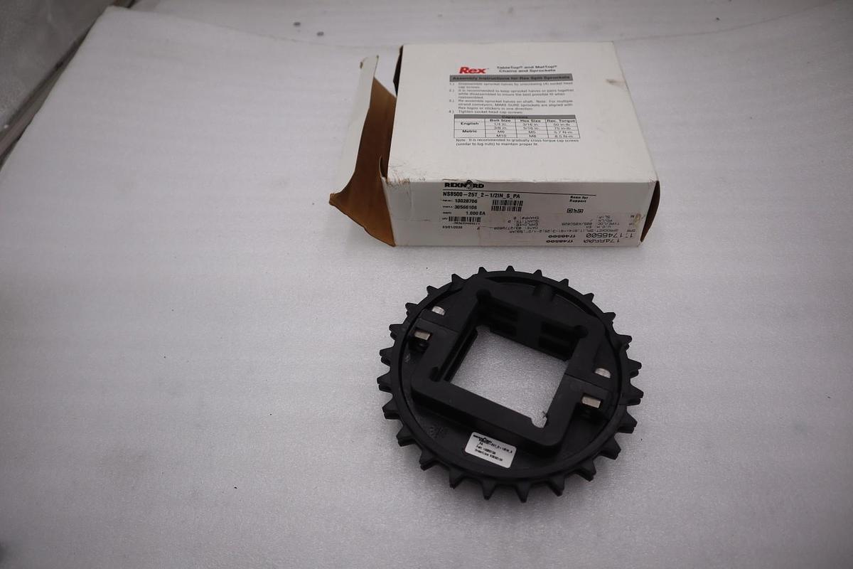NEW REXNORD NS8500-25T-2-1/2 S PA SPROCKET NS850025T212SPA STK H1877