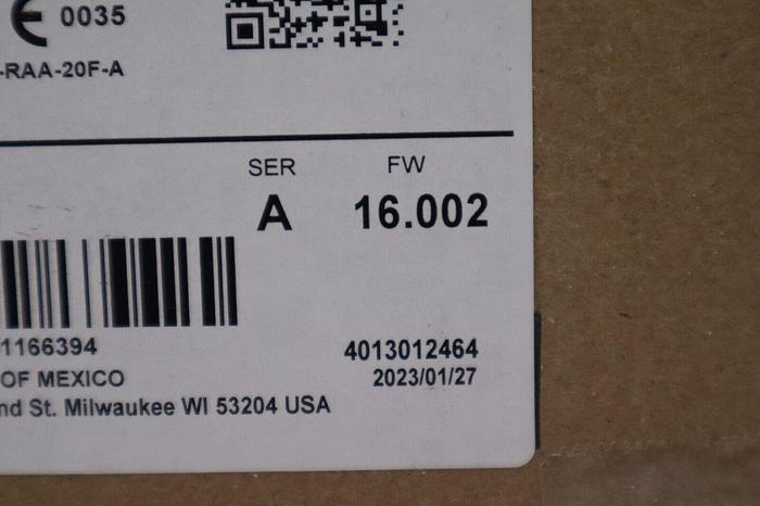 20F11NC060AA0NNNNN PowerFlex 753 40 HP DRIVE VFD NEW 2023 STOCK 1802-A