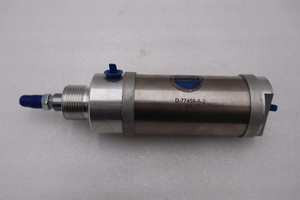 BIMBA D-77459-A-2 PNUEMATIC CYLINDER ORIGINAL LINE STOCK H1478