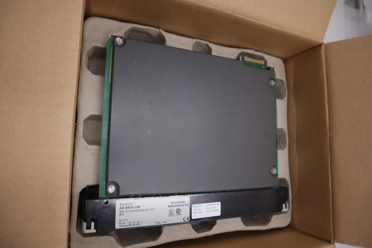Refurbished Modicon AS-B814-108 Power Relay Output Module Repaired Schneider Electric #G357