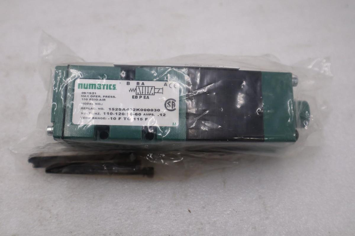Used NUMATICS 152SA402K000030 VALVE STOCK #2070B
