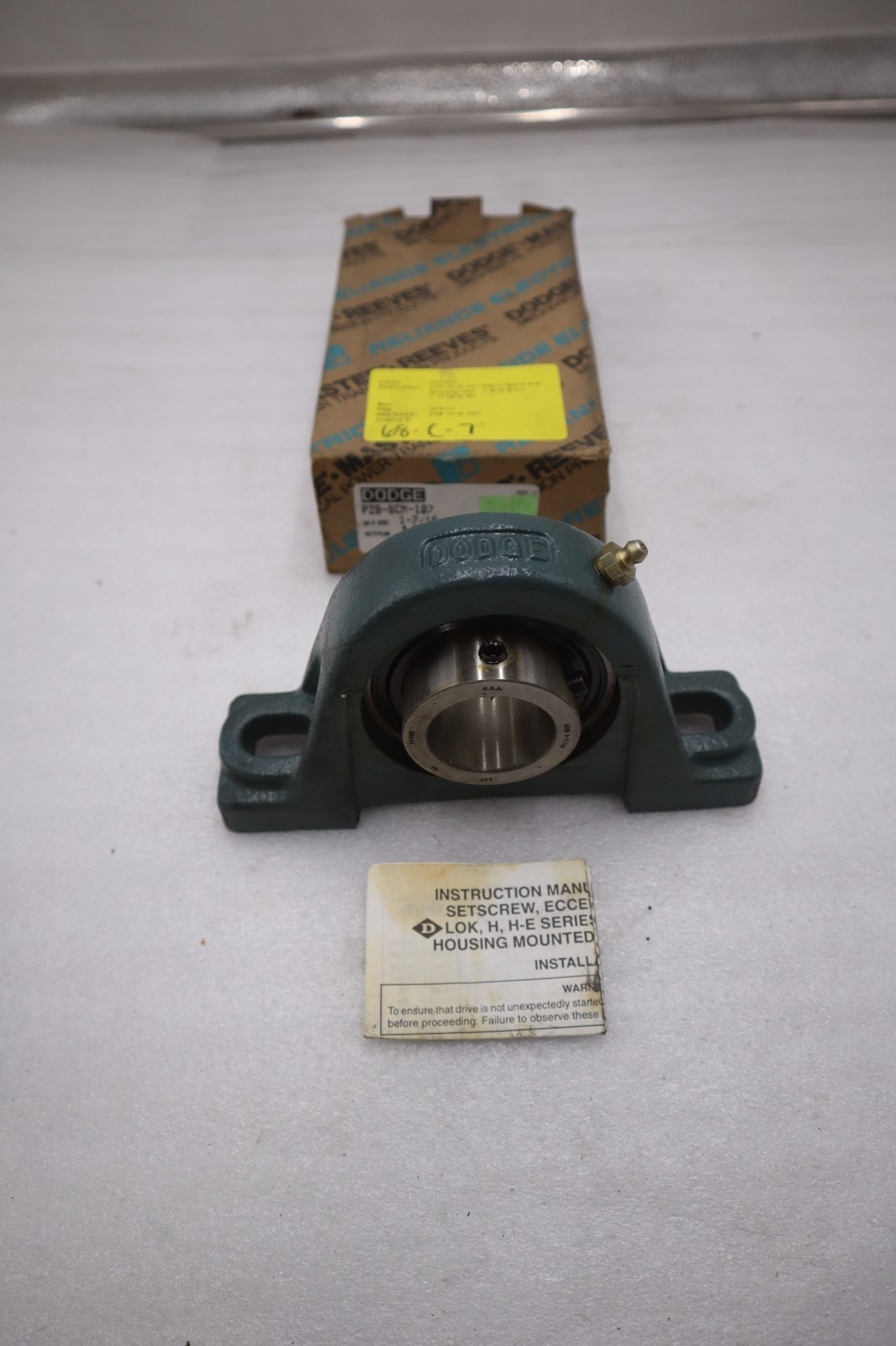 Used DODGE P2B-SCM-107  - 2 Bolt Pillow Block 1-7/16" Bore Insert STK K3240CC