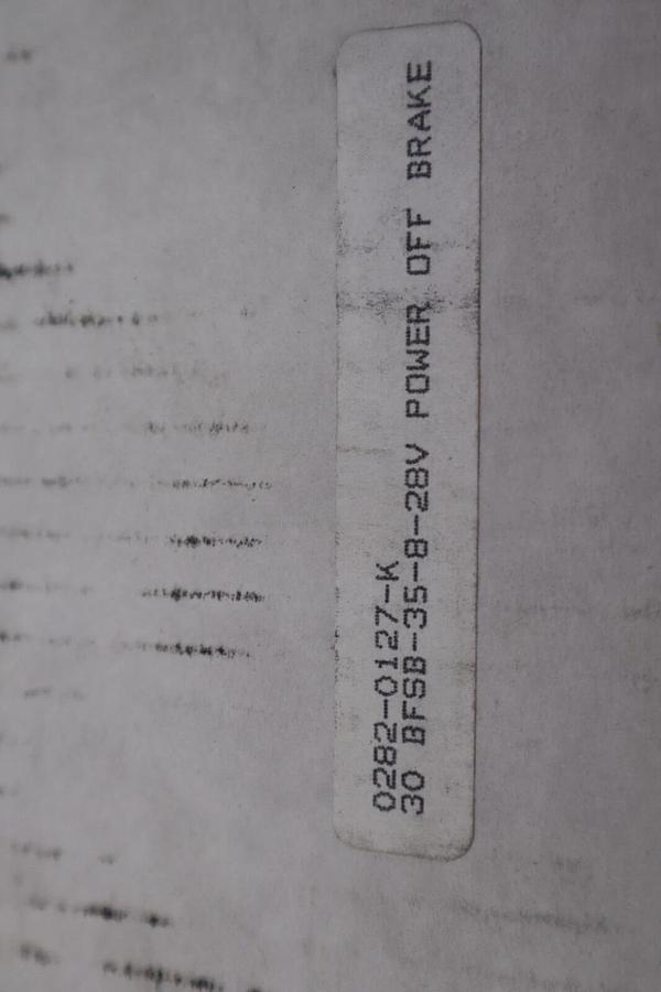 Used BRAKE ELECTRIC BFSB-35-8-24V /PN 13016 #K-1825