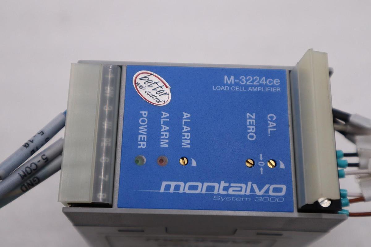 Used MONTALVO M3224-CE / M3224CE LOAD CELL AMPLIFIER STOCK H1816