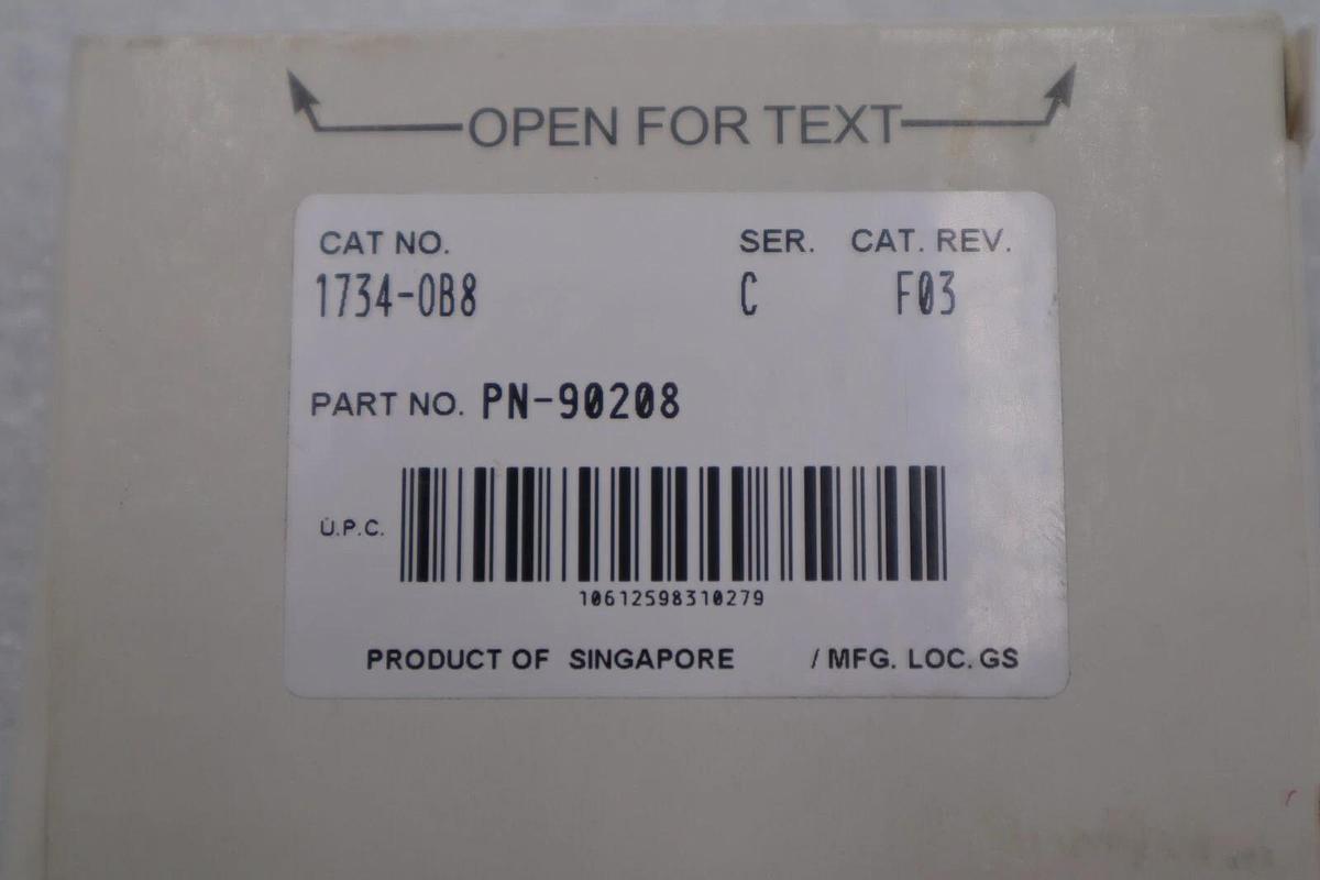 Allen Bradley 1734-0B8 I/O Module 1734-OB8 FACTORY SEALED USA STOCK L-504-C