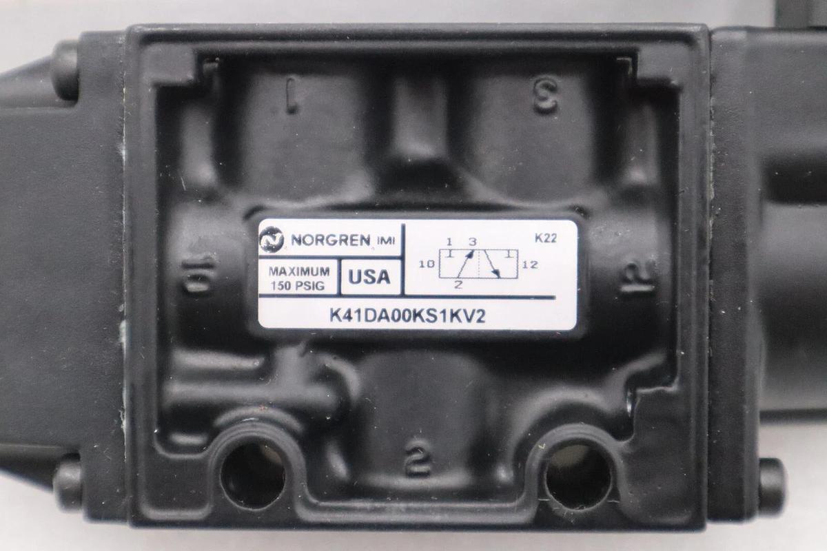 Used NORGREN K41DA00-KS1-KV2 / K41DA00KS1KV2 (BRAND NEW) STOCK H350