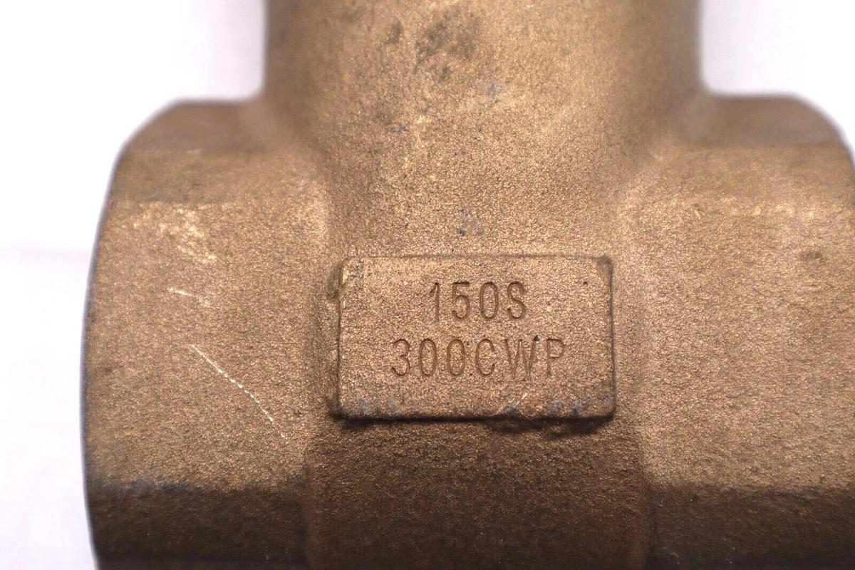 Used CRANE CAT. 431 BRONZE 2 1/2" RISING STEM VALVE. 150 S, 300 CWP #L-818