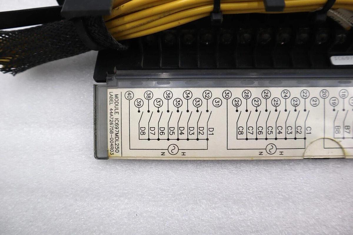 Used GE FANUC IC697MDL250  INPUT MODUEL 120 VAC #L-241