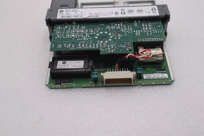 Used Allen-Bradley SLC 500 Basic Module 1746-BAS Series C FRN 6 2 Port Stock #K-1705