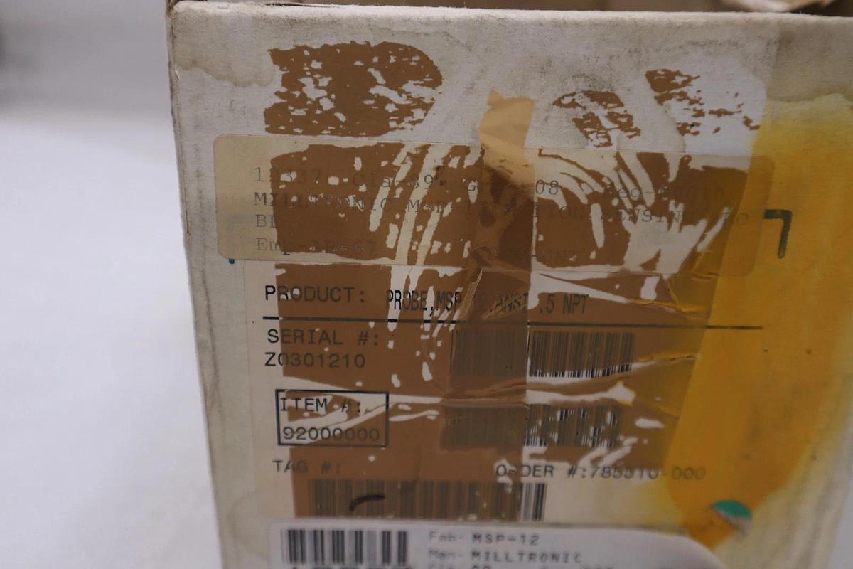 Used MILLTRONICS MSP-12 MOTION SENSING PROBE - STOCK GF908