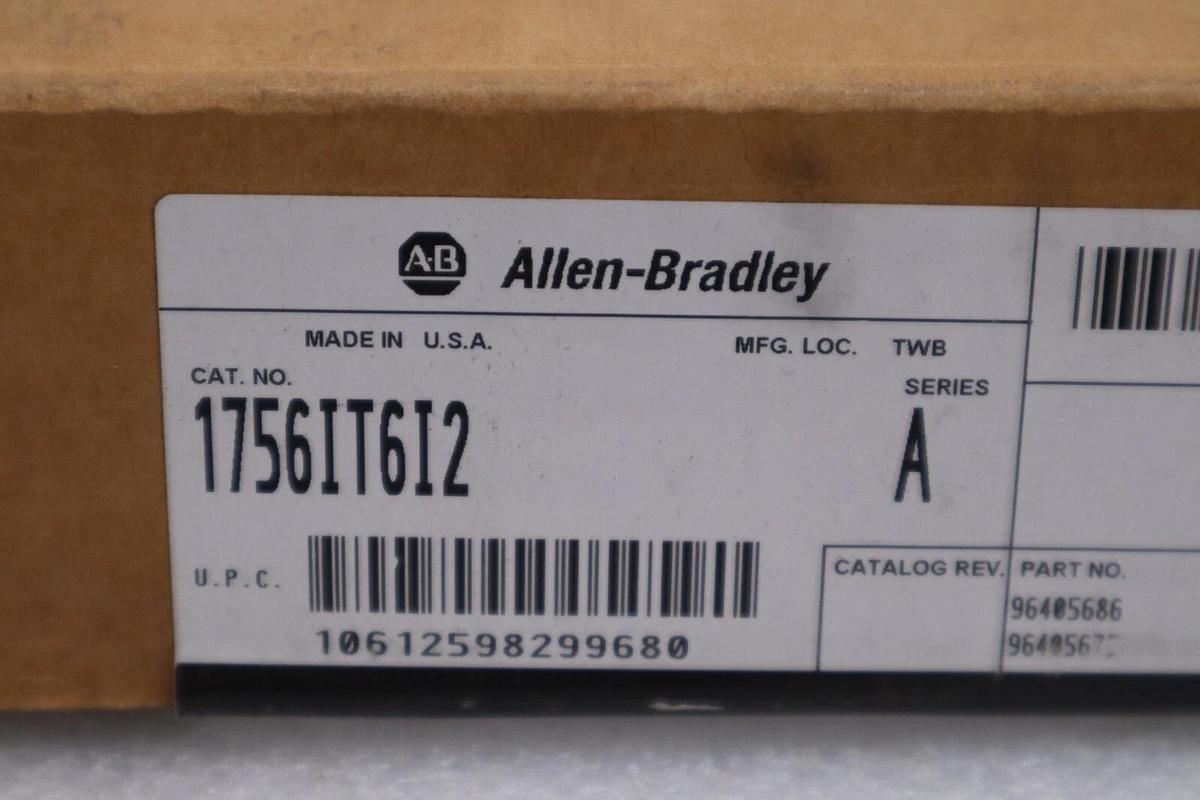 Used NEW SEALED Allen Bradley 1756-IT6I2 Ser A ControlLogix Analog Input Module #H255