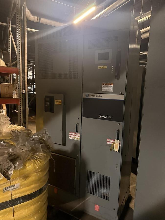 Used 200 HP ATLAS COPCO GA160W AIR COMPRESSOR WITH ALLEN BRADLEY VFD 600V