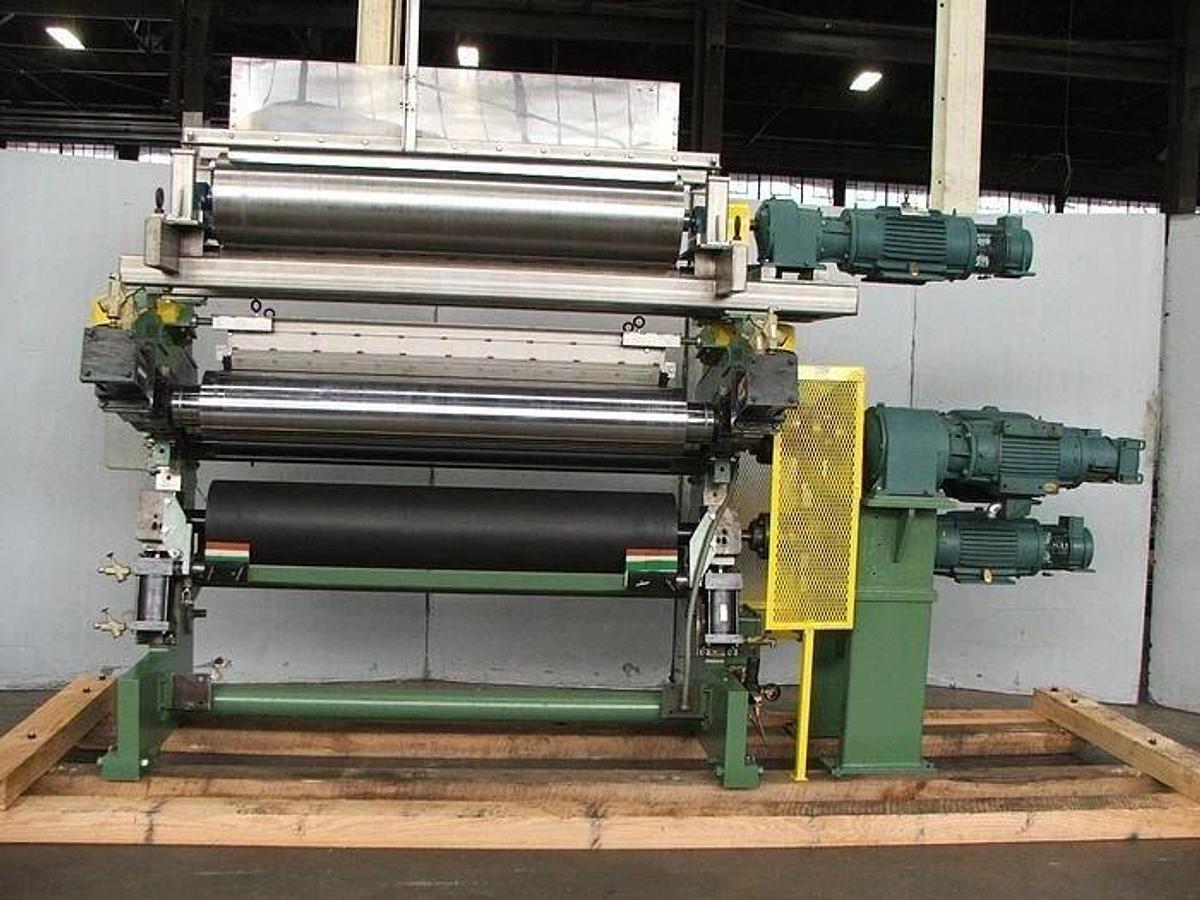 Used 60" WALDRON / ROSS AIR SYSTEMS REVERSE ROLL COATING STATION