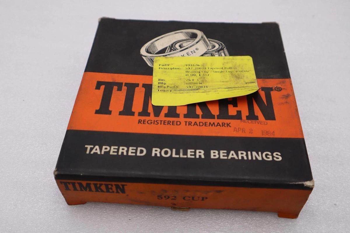 New Timken 592 Cup STOCK 1536CC