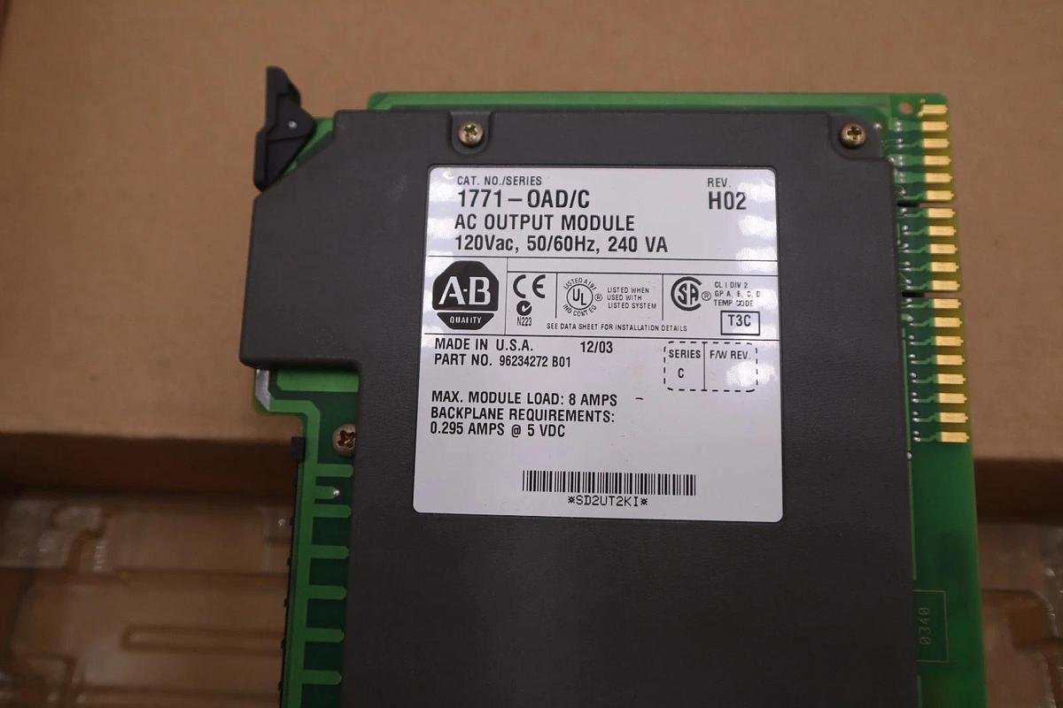 Used Allen-Bradley 1771-OAD/C Output Module - USED GOOD - STOCK 1796CC