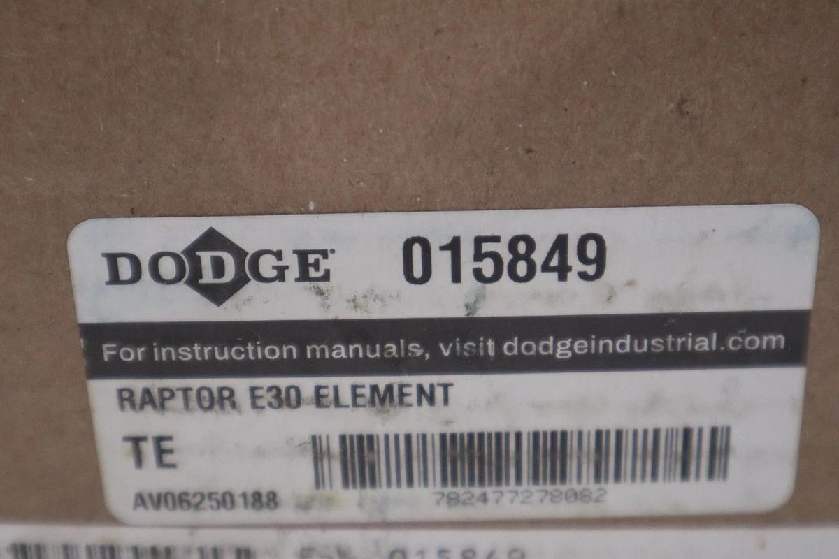 Used DODGE 015849 RAPTOR E30 ELEMENT 5-7/16 INCH BORE - NEW UNIT - STOCK GF452A
