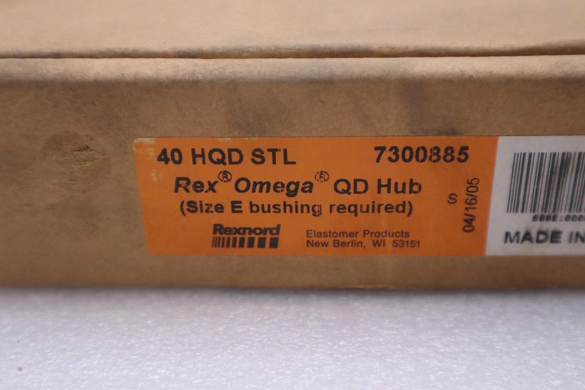Rexnord OMEGA 7300885 Coupling Hub 40HQD NEW OPEN BOX STK GF474A