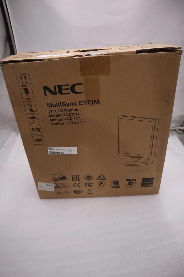 NEW NEC E171MBK MULTISYNC E171M-BK 17 LED BACKLIT LCD MONITOR 1280 X 1024 #G116