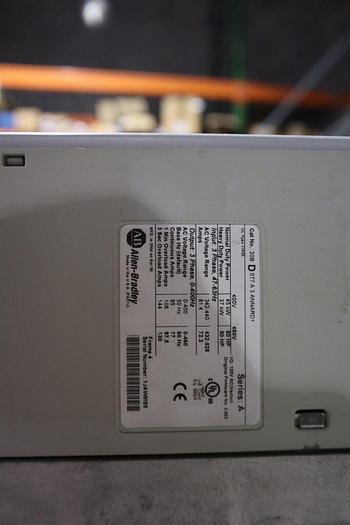 Used Allen-Bradley Powerflex 20BD077A0ANNAND0 W/ HIM-A3 SER B SER A 60 HP STOCK 1805