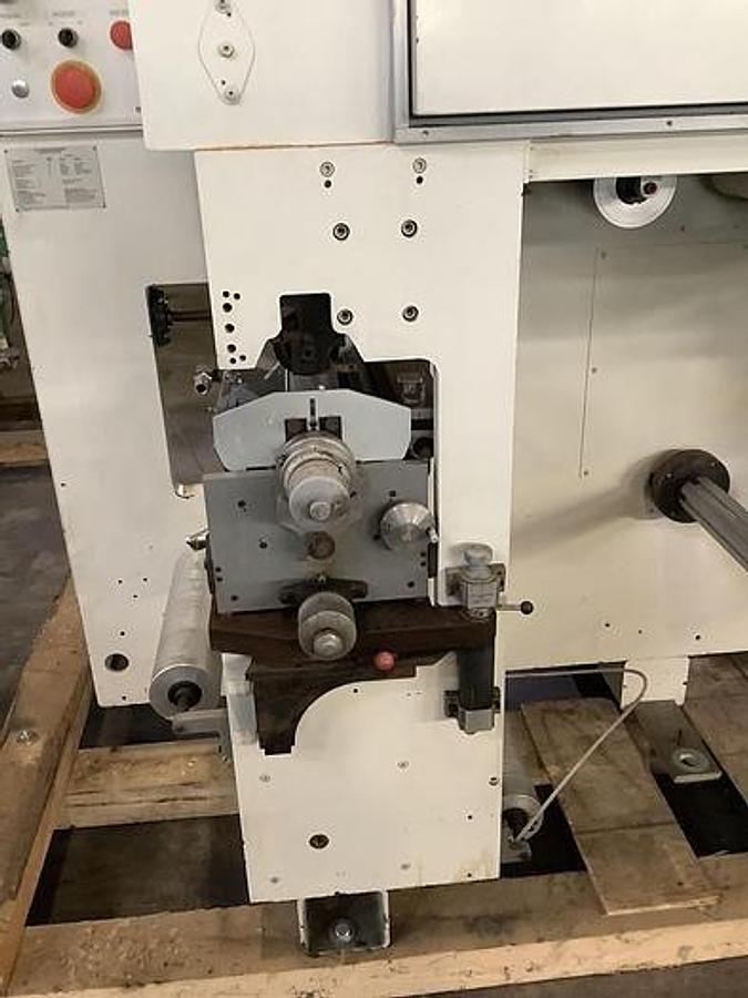 Used 15" WIDE CHESNUT ENGINEERING 1 COLOR PRINTER 2 ROLL ROTOGRAVURE AND LAMINATING