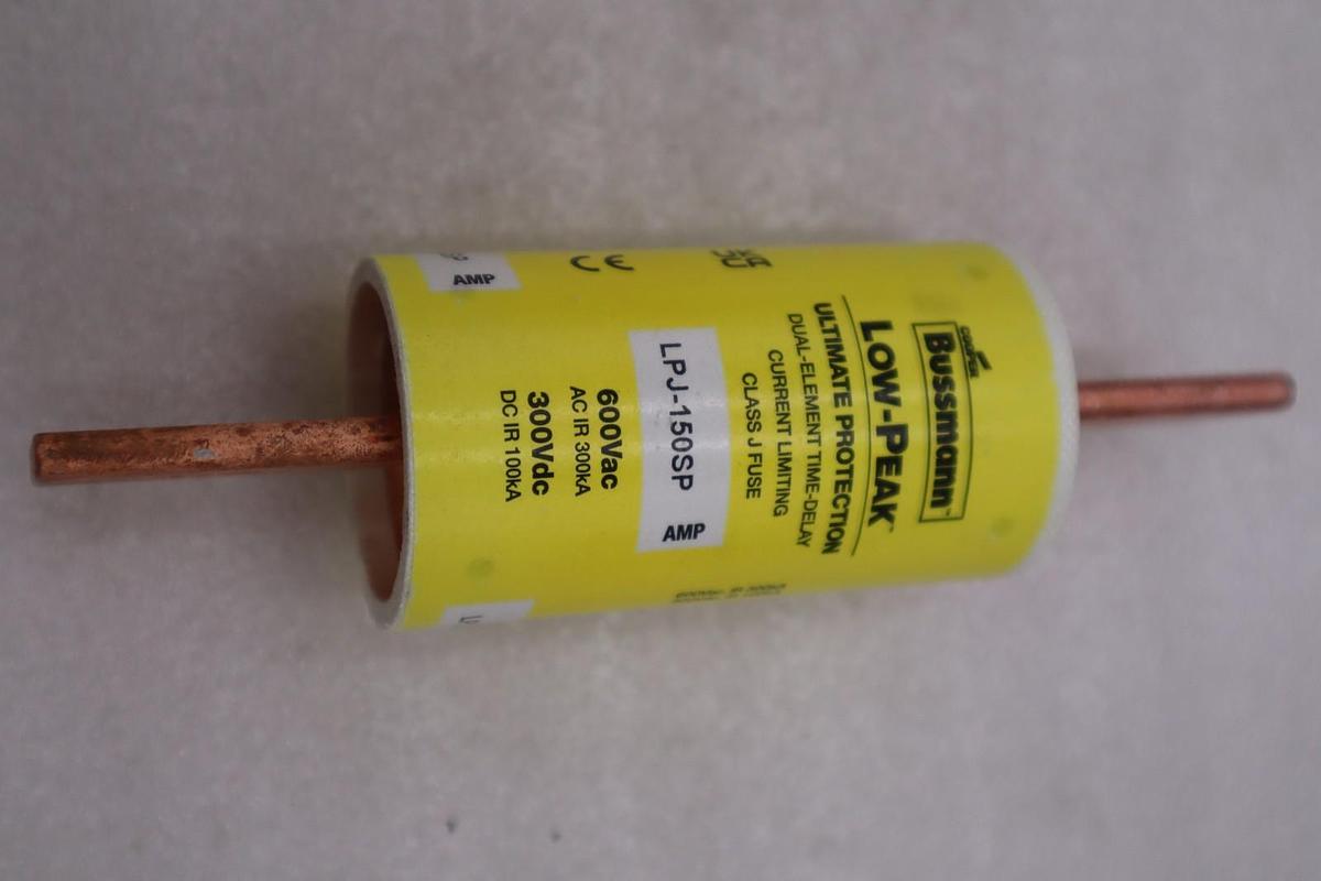 Buss Bussmann Low-Peak LPJ-150SP Dual Element Time Delay 600 Vac - STK GF550