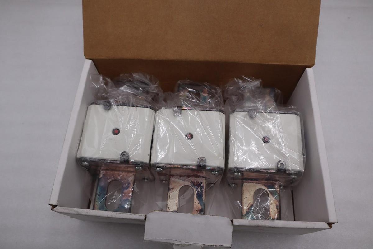 BOX OF THREE NEW IN BOX FERRAZ SHAWMUT MERSEN E300683 FUSES STOCK GF-298A