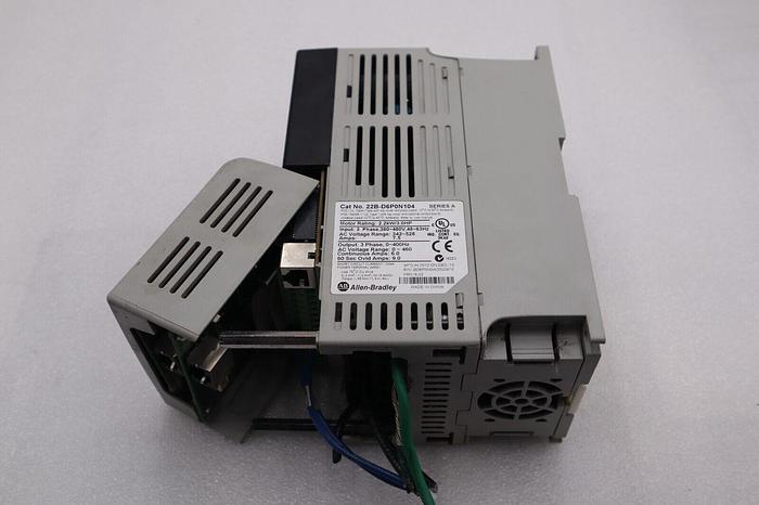 Used ALLEN BRADLEY 22BD6P0N104 POWERFLEX 40 AC DRIVE 3.0HP SERIES A #L-674