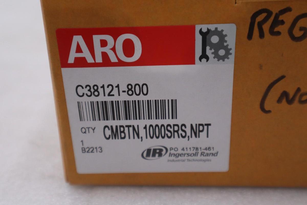 Used Ingersoll-Rand ARO C38121-800 Combination Filter/Lubricator STK GF169A