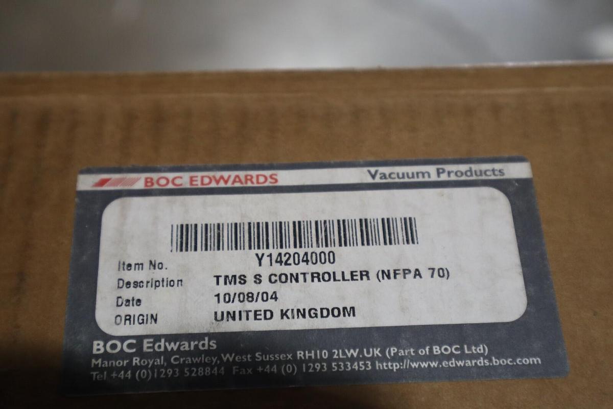NEW BOC EDWARDS Y14204000 TMS TEMPERATURE MEASURING SYSTEM STOCK 1001A