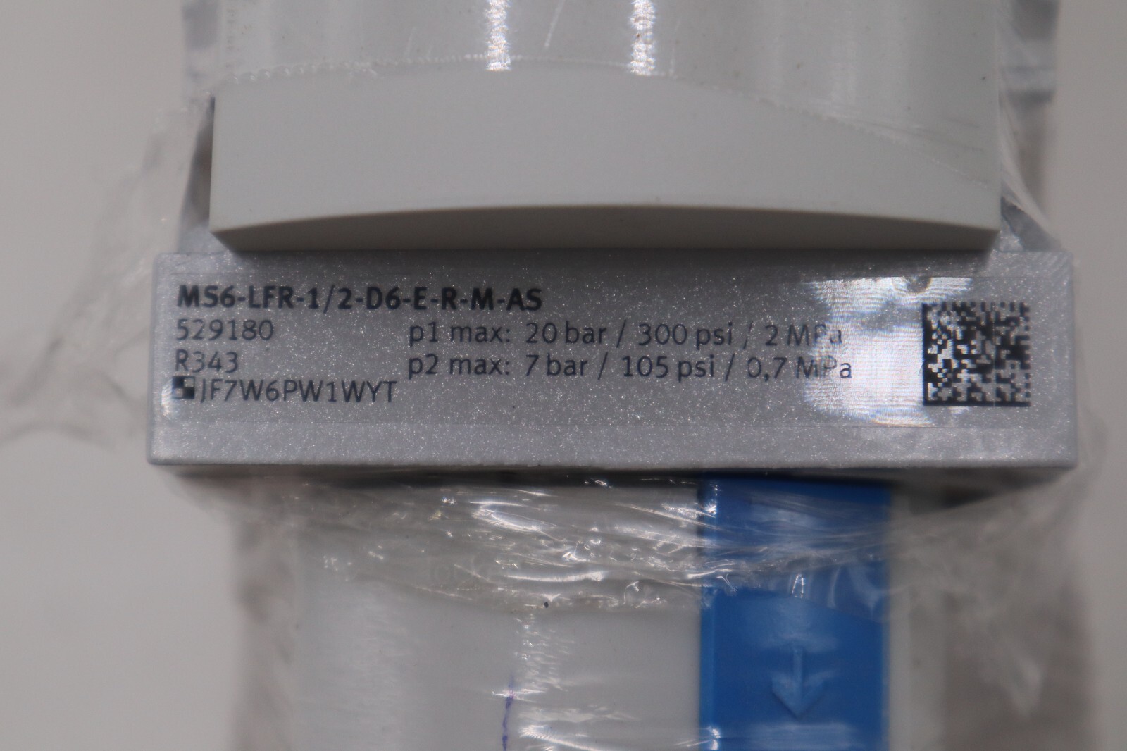 Used NEW OPEN BOX  FESTO pressure relief valve MS6-LFR-1/2-D6-E-R-M-AS STOCK  5579-A