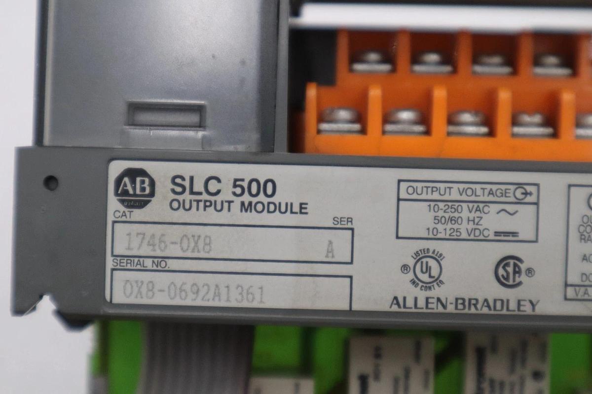 Used Allen-Bradley 1746-OX8 SLC 500 Output Module Series A - STOCK GF246A