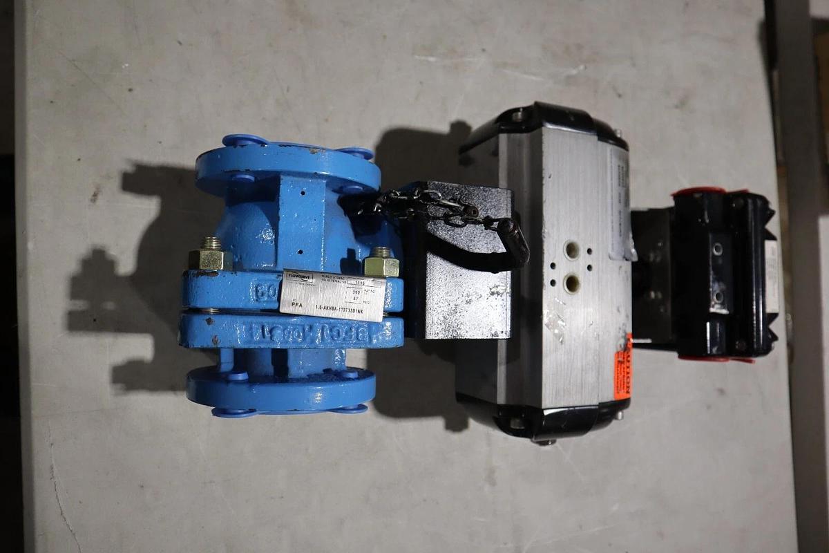 Used Flowserve Automax NXCLU2M1-18-00200 Positioner Actuator Ball Valve STOCK 5007A