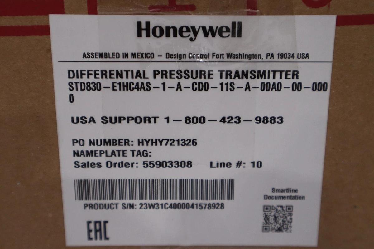 HONEYWELL 23W31C4000041578928 ST 800 PRESSURE TRANSMITTER STOCK #G-402