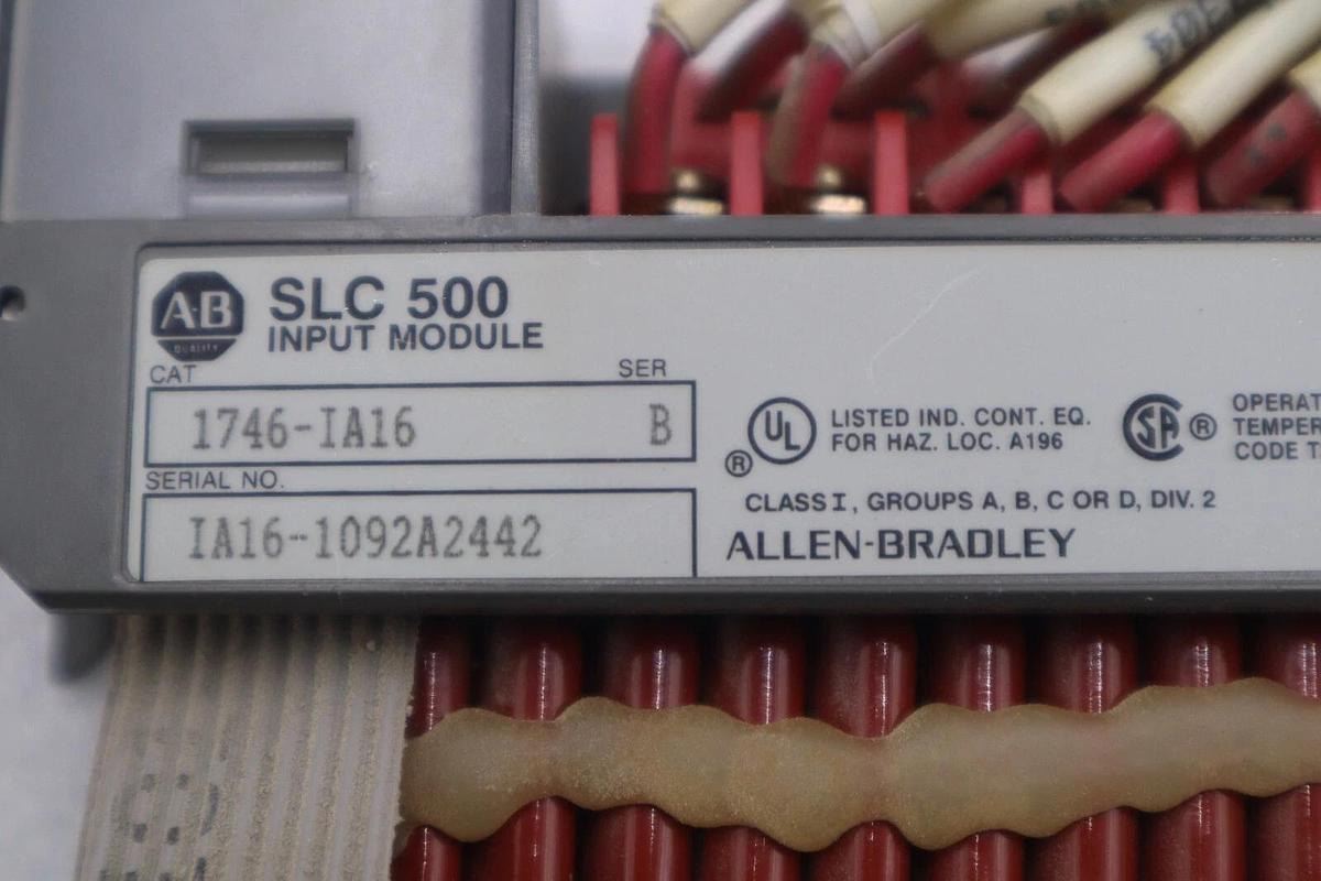 Used New Allen Bradley SLC500 Input Module 1746-IA16 Ser B AB STOCK K-3951