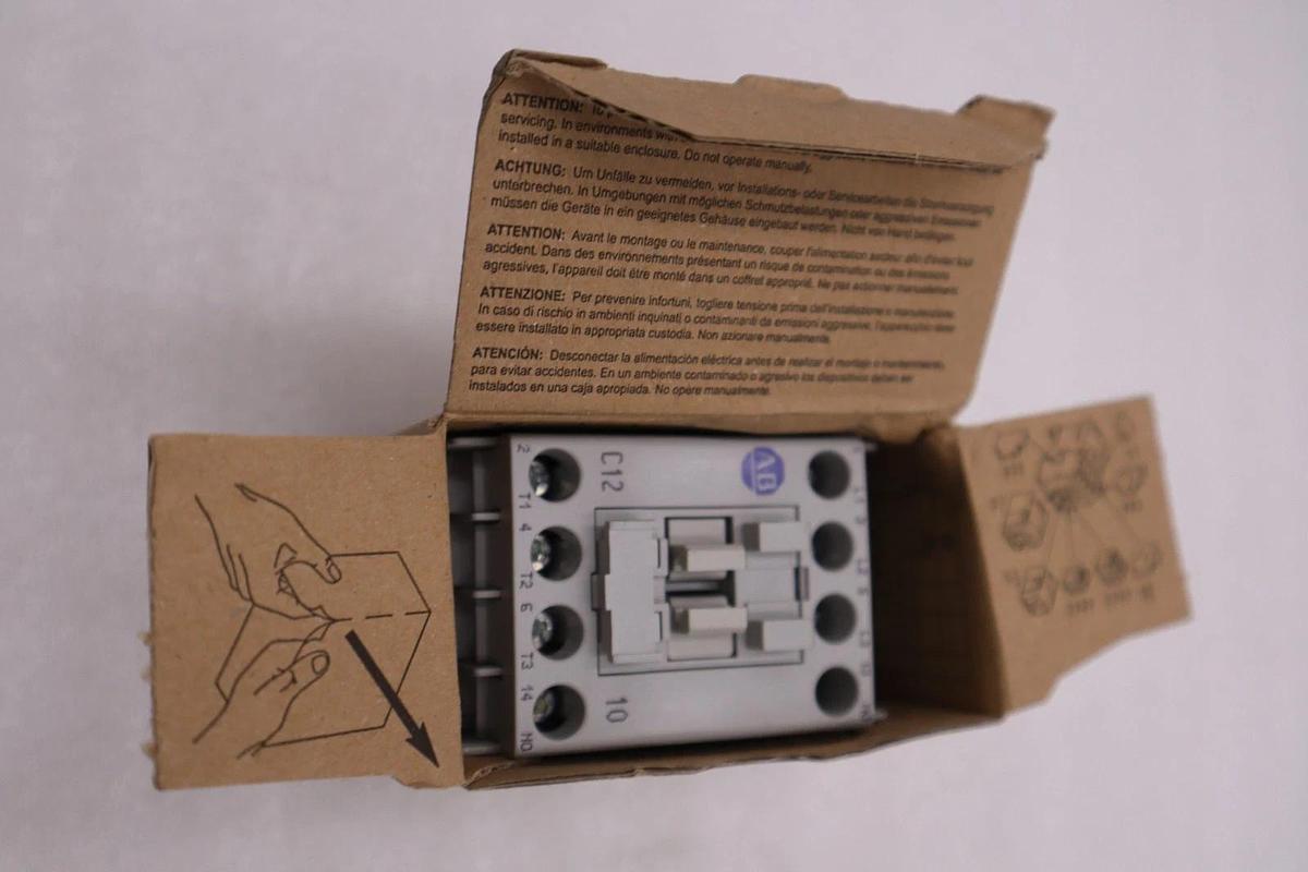 NEW OPEN BOX 100-C12EJ10 Allen Bradley AB 100-C IEC Contactor STOCK H968A