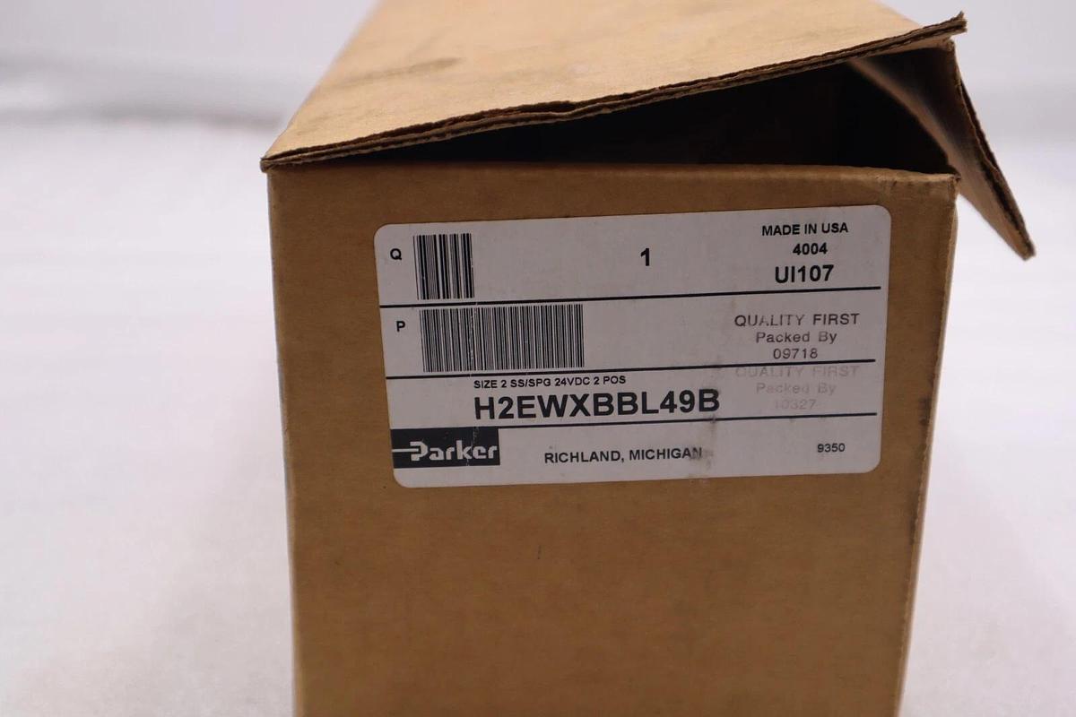 NEW Parker h2ewxbbl49b Solenoid Valve STOCK L-541