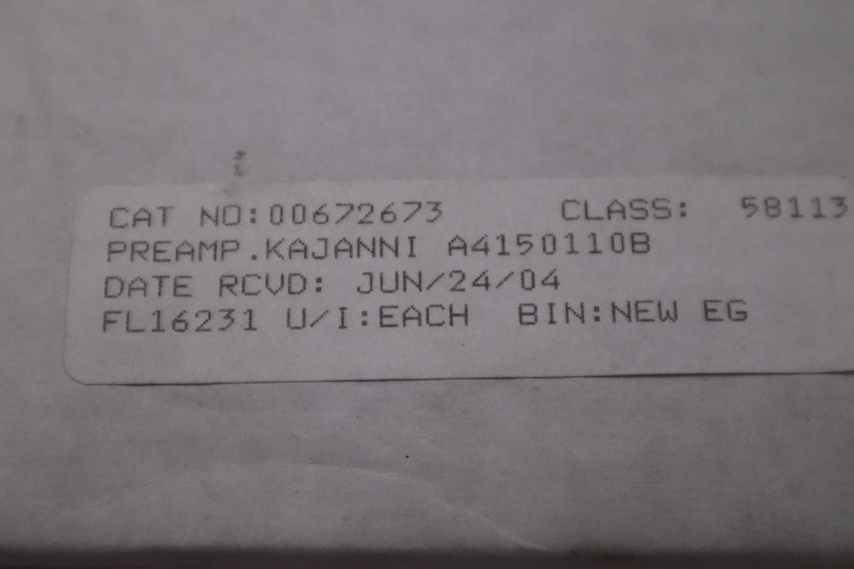 NEW IN BOX KAJAANI METSO PREAMPLIFIER A4150110B CARD BOARD STOCK G130