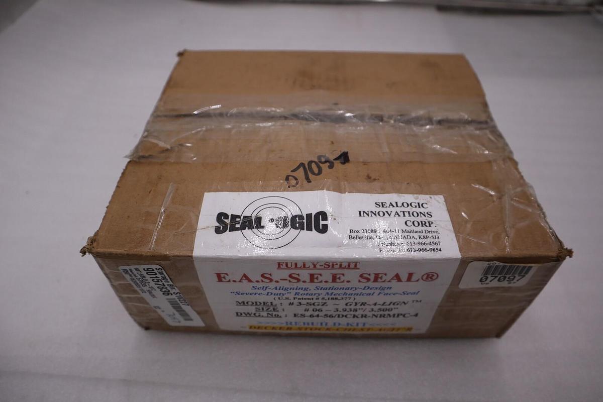 Sealogic Innovations MODEL 3-SGZ SIZE 06-3.938" PN. ES-64-56/DCKR-NRMPC-4 NEW