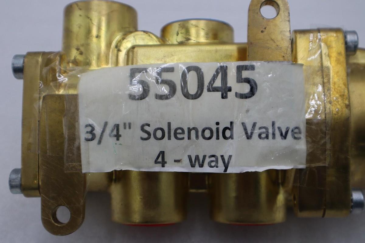 NEW ASCO 55045 3/4" SOLENOID VALVE 4 WAY STOCK 4910-A