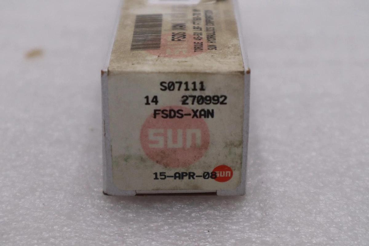 SUN HYDRAULICS FSDS-XAN VALVE STOCK #K-1953A