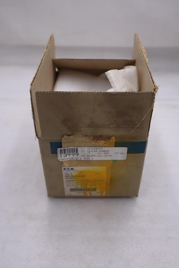 Used NEW OPEN BOX Eaton AE16HN0AB Starter 110/120 VAC V Coil 3 Poles STK GF866