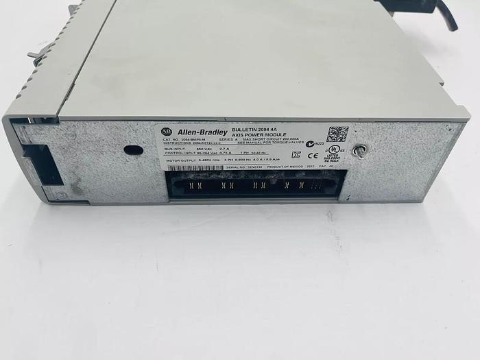 Used Allen Bradley Kinetix 6500 Safe Speed 2094-EN02D-M01-S1 with 2094-BMP5-M #K-733