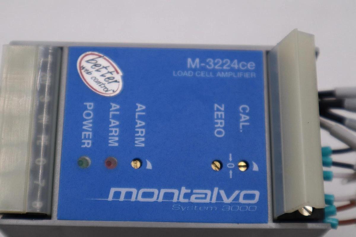 Used MONTALVO M3224-CE / M3224CE LOAD CELL AMPLIFIER STOCK H1817