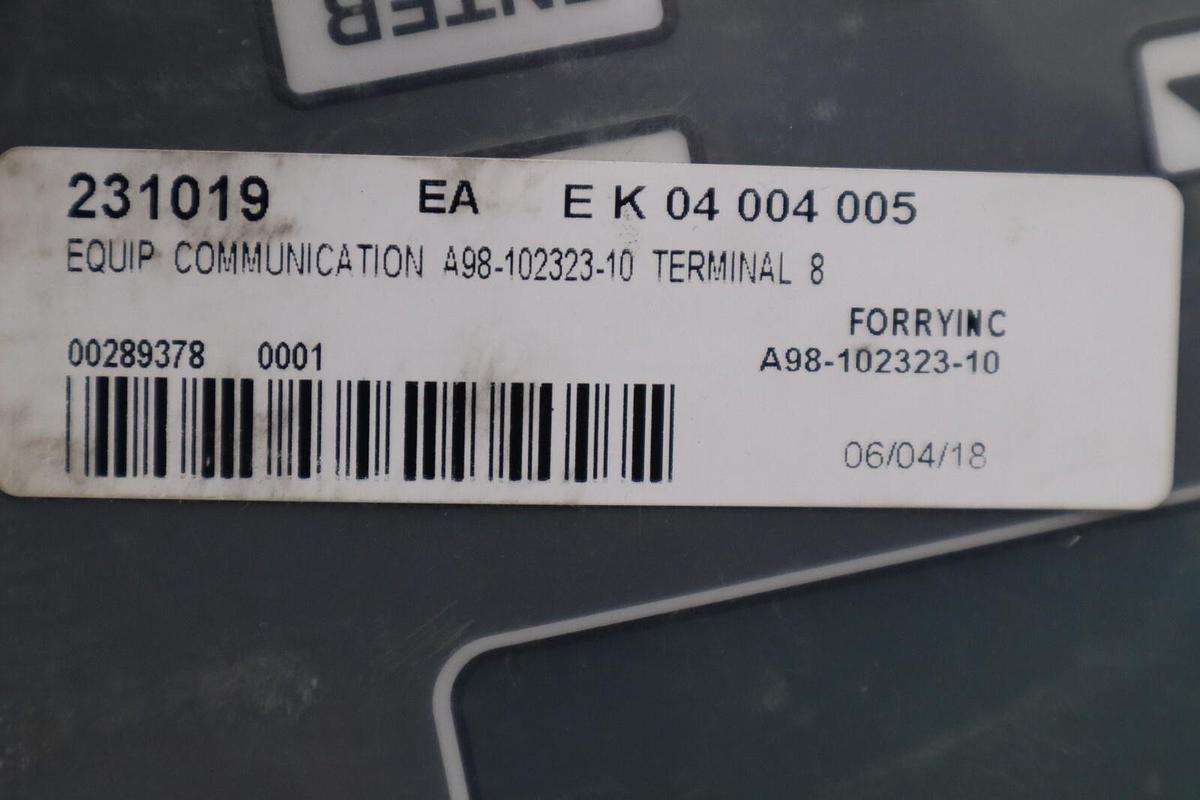 Used FORRY A98-102323-10 OPERATOR INTERFACE PANEL NEW STOCK G5A