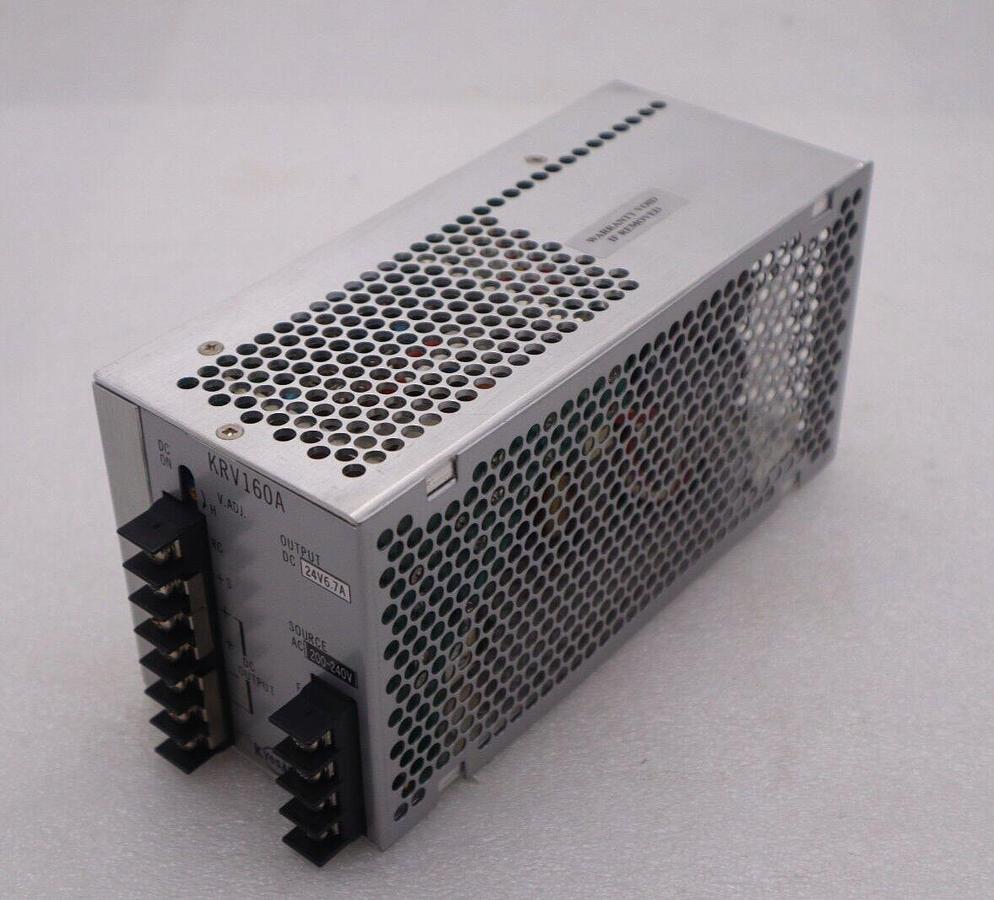 Used Kyosan KRV160A Power Supply Output DC 24V6.7A, Source AC 200-240V New #2647