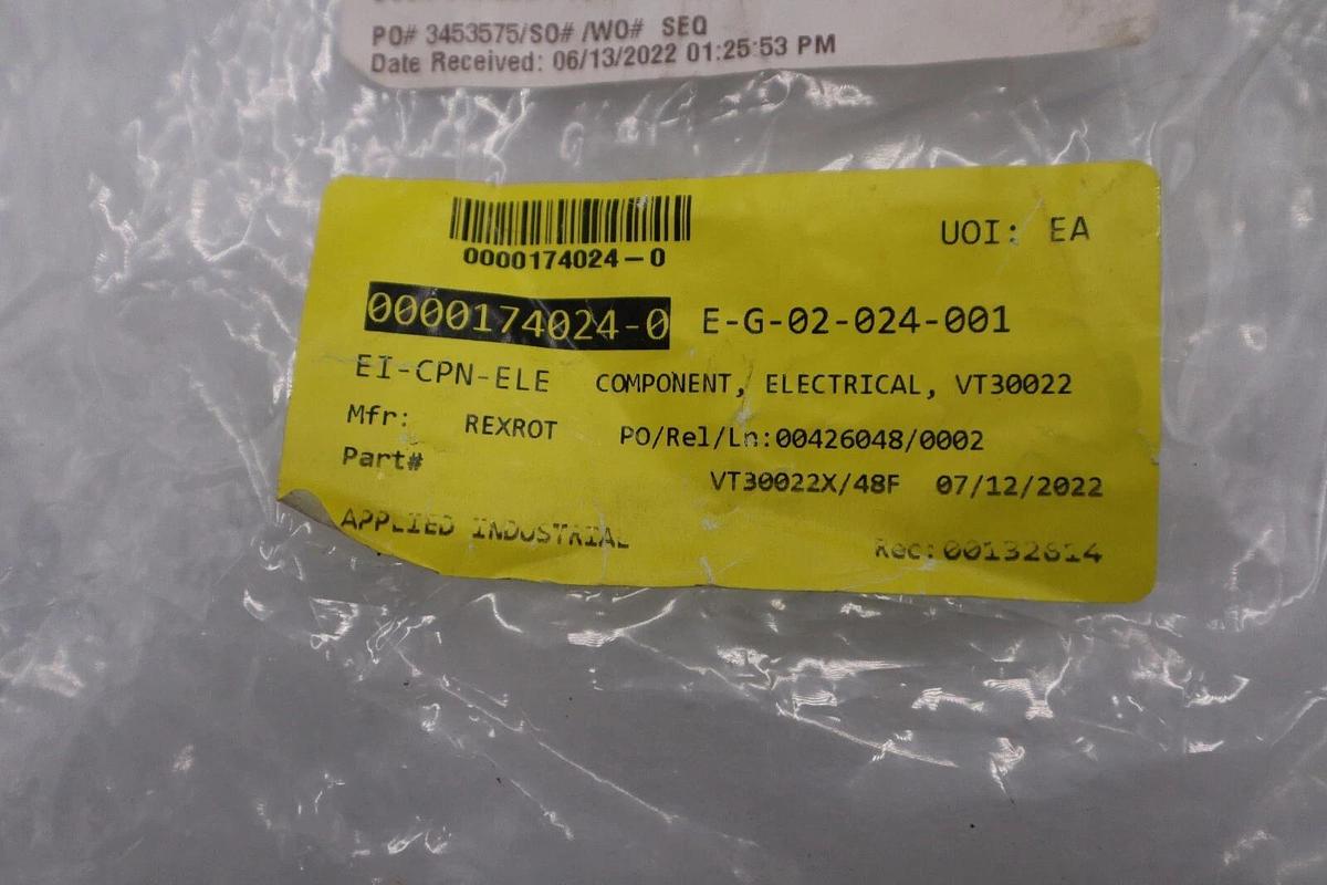 Rexroth Valve R900955887 3DREP6C-21/25EG24N9K4/M NEW UNIT STOCK G912A